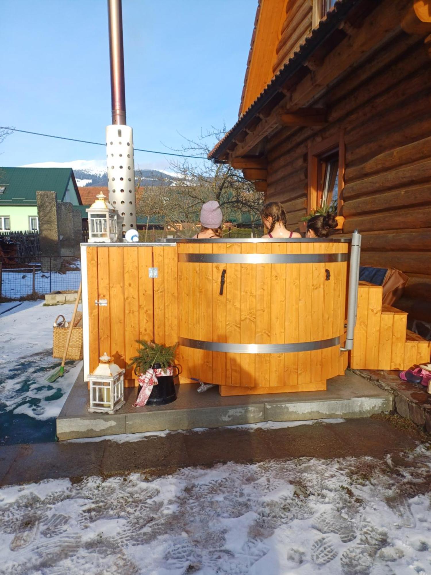 Апартаменти Drevenica Zapadne Tatry S Kupacou Kadou A Krbom Жьяр Екстер'єр фото